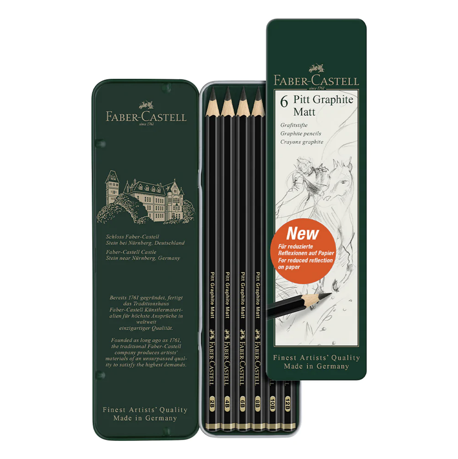 Graphite Matte Sketch Pencil, Graphite Pencils Supplies