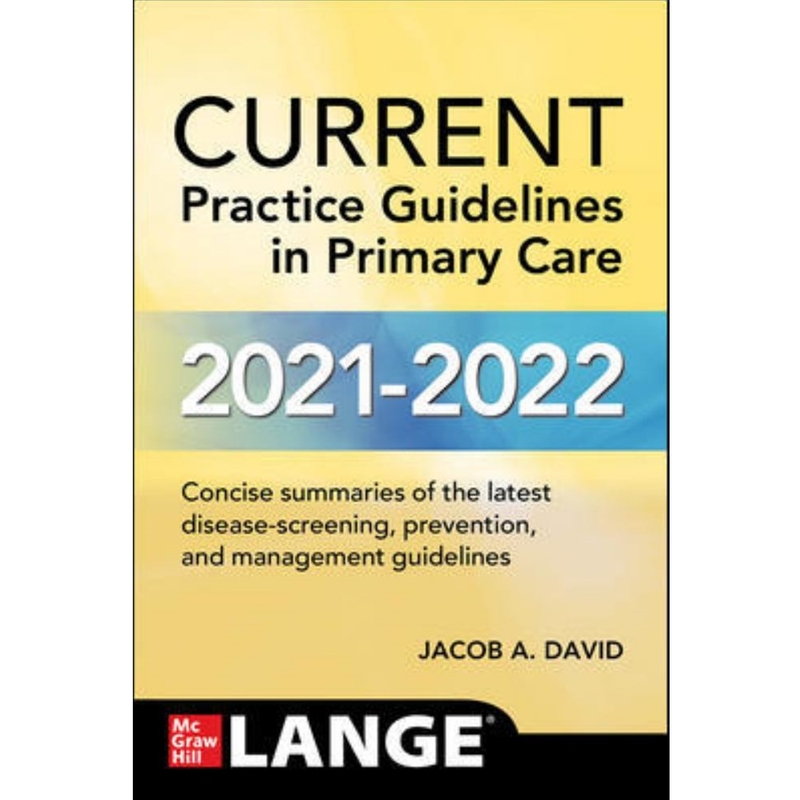 9781264277681 Current Practice Guidelines In Primary Care 2021-2022 19/E
