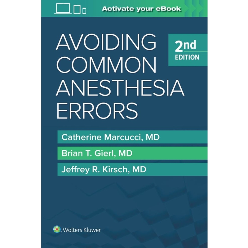 9781451195194 Avoiding Common Anesthesia Errors 2/E