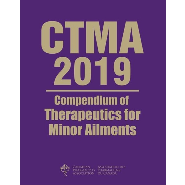 9781772410105 Ctma 2019 : Compendium Of Therapeutics For Minor Ailments
