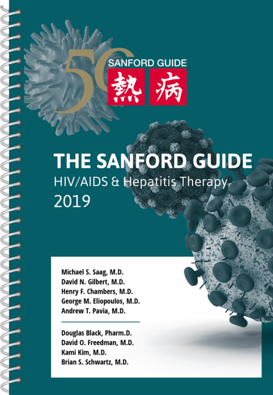 9781944272128 The Sanford Guide To Hiv/Aids And Hepatitis Therapy 2019 (5