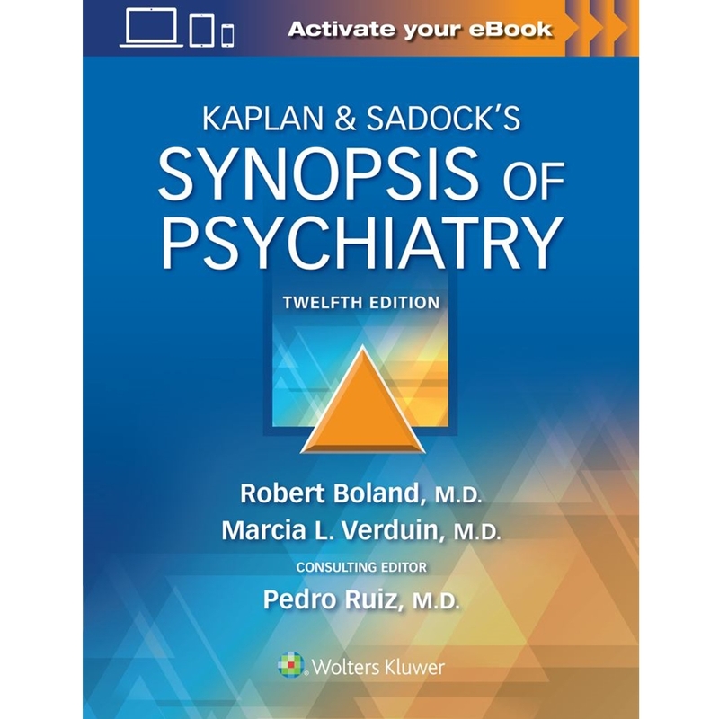 9781975145569 Kaplan And Sadock's Synopsis Of Psychiatry 12/E