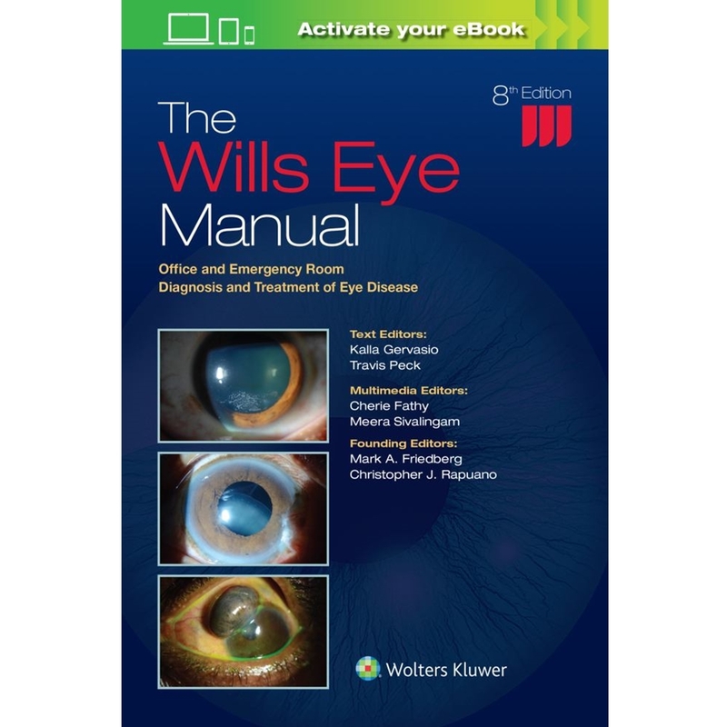 9781975160753 Wills Eye Manual: Office And Emergency Room Diagnosis And Tr