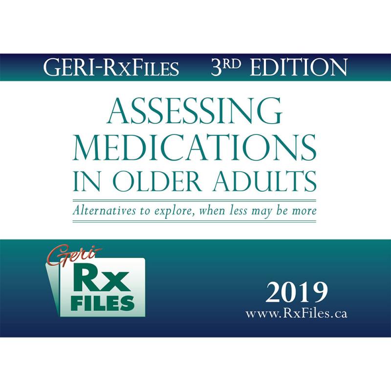 9781988678030 Geri-Rxfiles - Assessing Medications In Older Adults 3/E